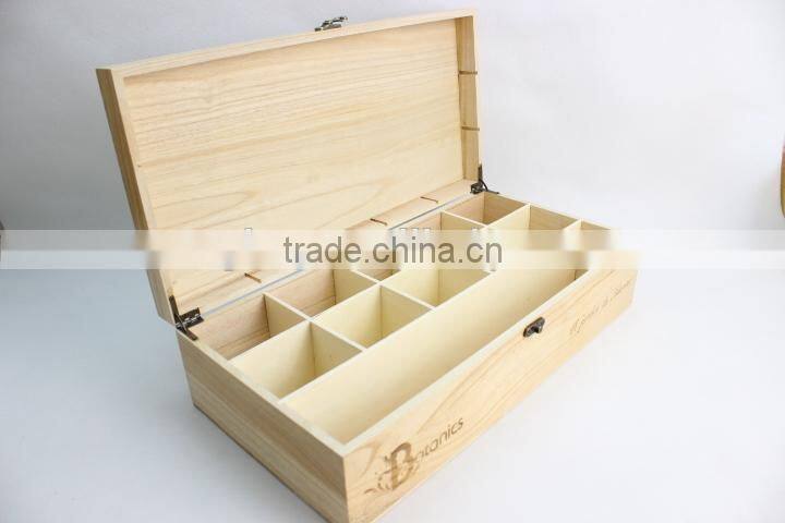 Handmade Wooden Tea Box Promotional