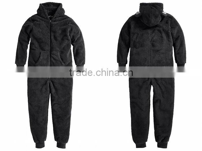 Shaggy fleece onesie,Shu velveteen fleece onesie,Adult hoodies onesie/pajama,sleepwear,jumpsuit,rompers