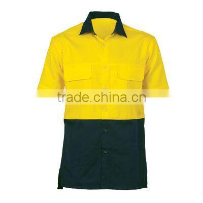 ZX OEM ODM high visibility 100%cotton shirtsafety shirtsgood quality wholesale safety shirts