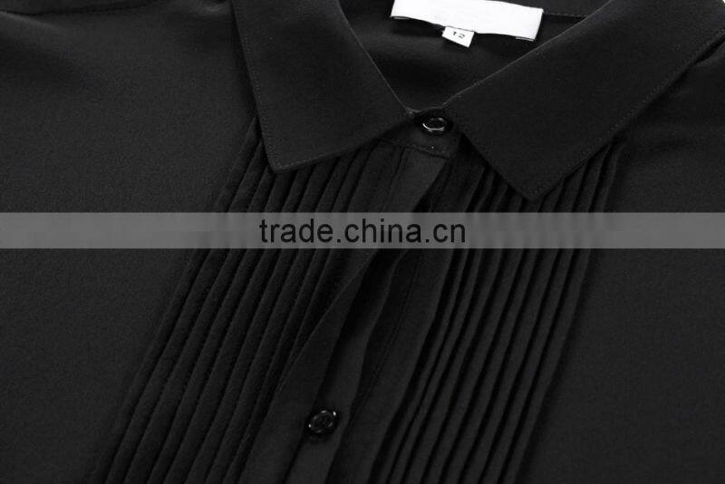 silk cotton woman fashion tops ladies office white shirts