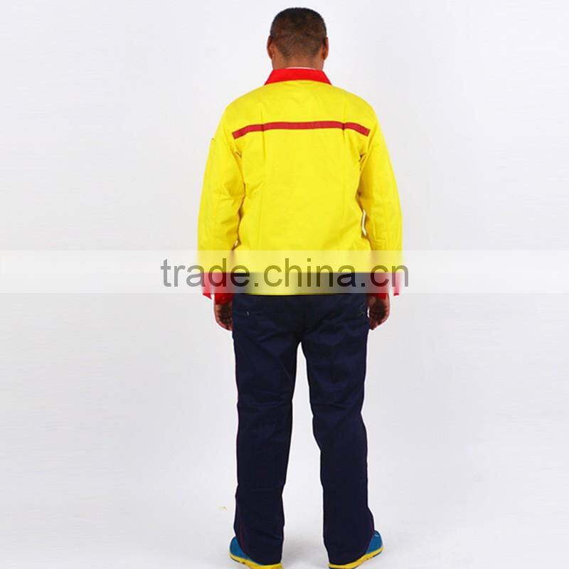 High quality Winter antistatic workwear uniform with reflective tape