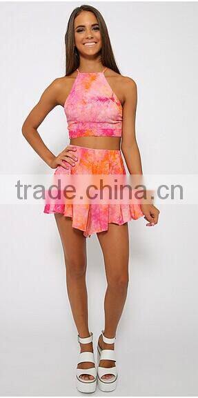 2017 Fashion Two piece Set Women clothes