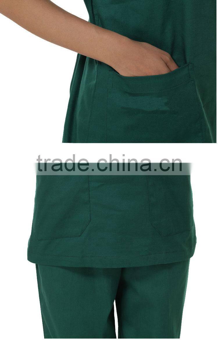 Slim Fit Unisex Medical Uniform Scrubs,Cotton Hospital Scrubs with custom logo