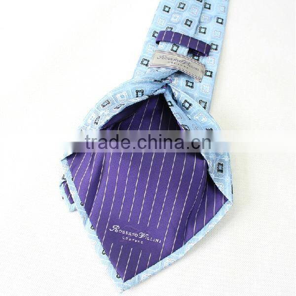 HD-7T72 Fashionable handmade Silk 7 fold neck tie OEM available