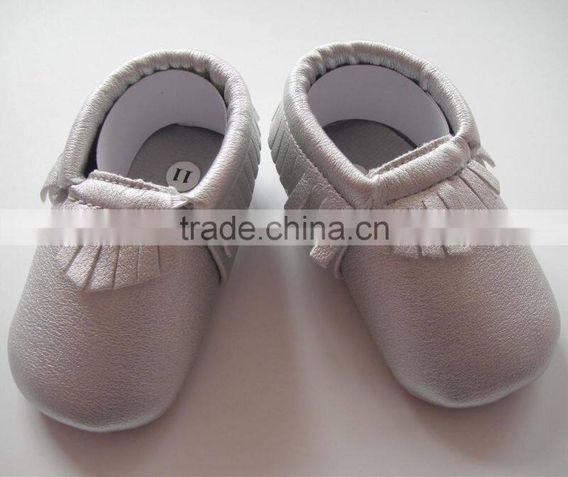 Handmade Fashion Tassels Baby Moccasin Newborn Babies Shoes leather Prewalkers shoes