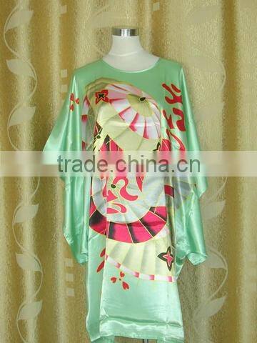 kimono silk satin sleepwear