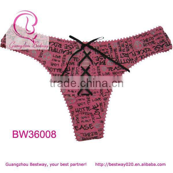 Photos sexy open of hot sale new fashion sex porducts ladies thong g string in apparel
