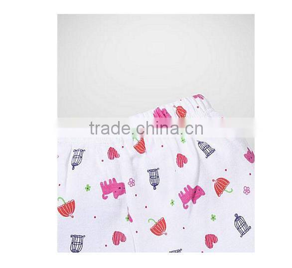 100% Cotton Breathable Hot Sale Girls Spandex And Free Size Toddler Pants