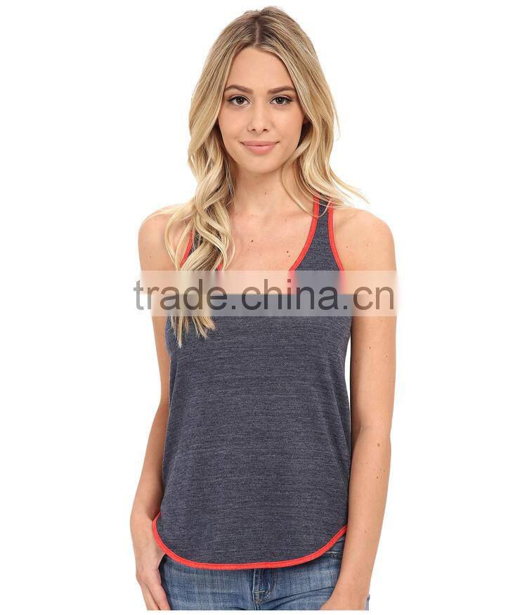 Eco jersey graphic fitness tank tops wholesale