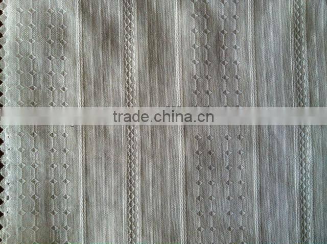 100% cotton solid dyed dobby leno fabric