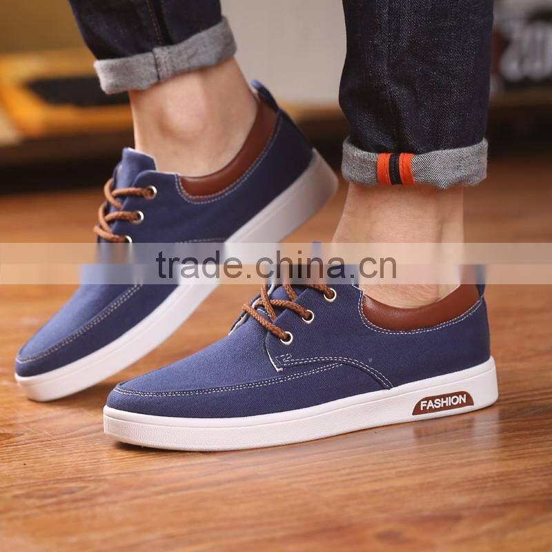 MS1056 latest style 2017 men canvas shoes flat sport man shoes