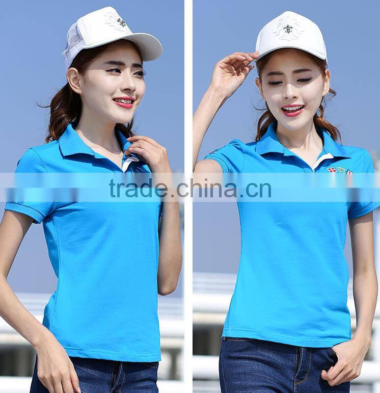 Top Good quality Popular Fashion t-shirt Polo womens design professional wholesale Polo shirts