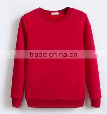 customized design plain blank crewneck pullover fleece TC65/35 cheaper hoodies/sweatshirt