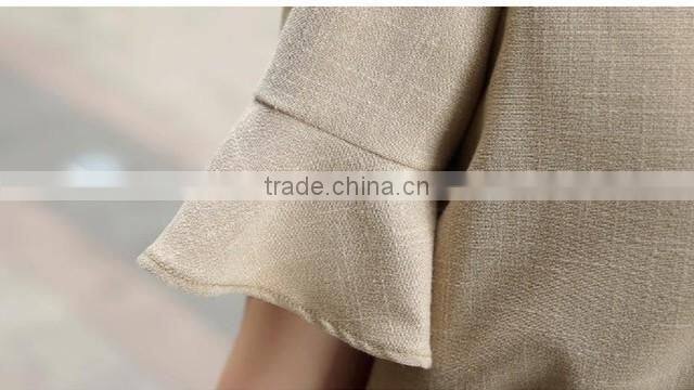 linen cotton new fashion ladies suit casual women jumpsuit