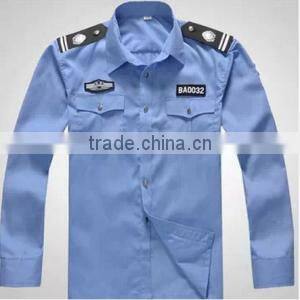 Cheap Hot sale 100% Cotton Twill Security Uniform