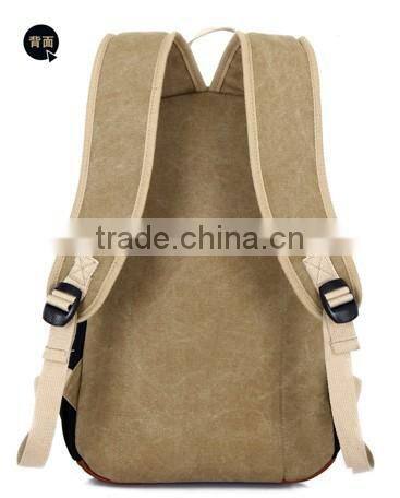 Custom canvas cheap waterproof backpack travelling sport backpack