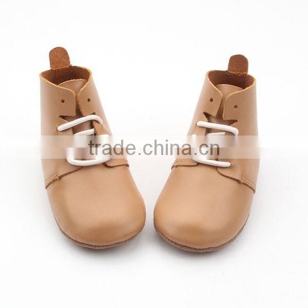 Fashion top selling genuine leather baby boots