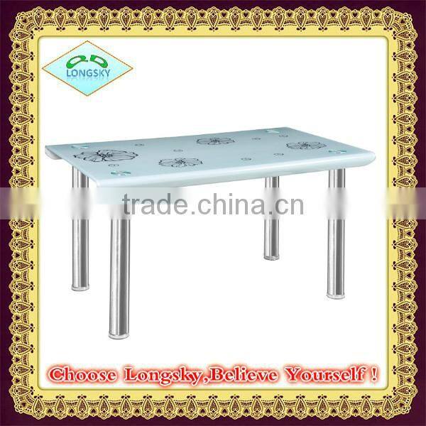 high quality modern design cheaper glass dining table