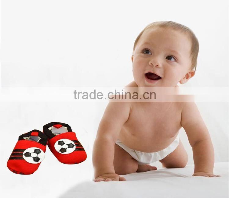 Breathable cotton soccer baby footwear