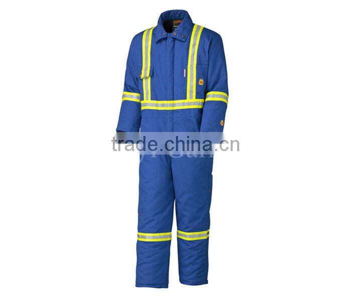 100%cotton fire protection anti static taped workwear bib and brace