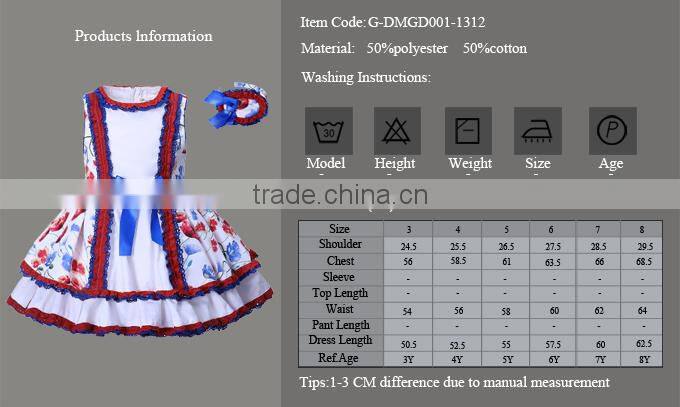 girls double ruffle dress kids frock