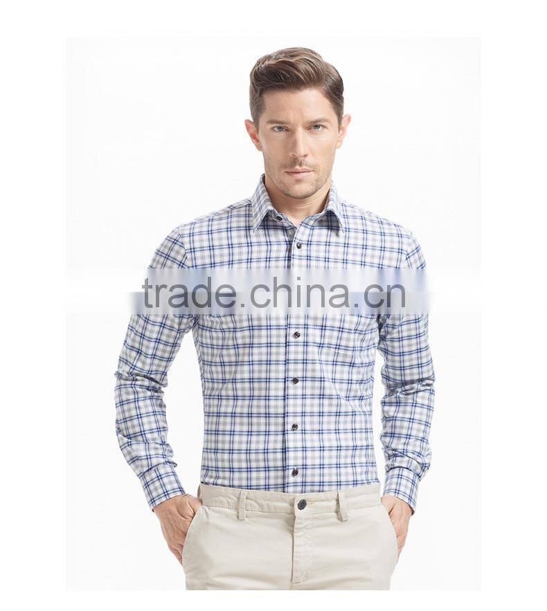 Bulk customise wholesale polyester cotton flannel shirt for men