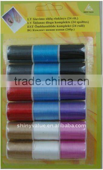 2014 welcomed sewing thread,100%polyester