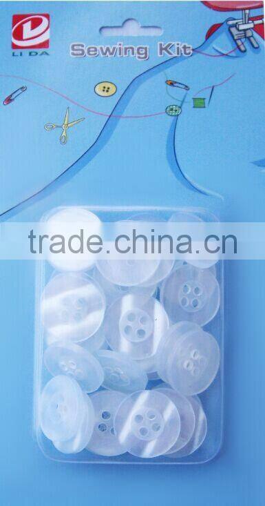 Two hole shirt button for wholesale supplier