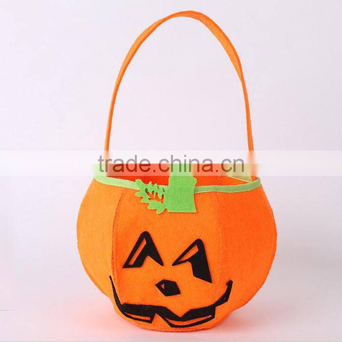 Cheap Wholesale Kids Candy Halloween Pumpkin Buckets For Party Decoration