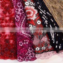 wholesale cotton chemical lace embroidery fabric