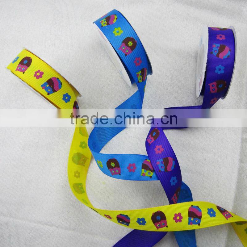 Custom Printed Ribbons,High Quality Grosgrain Ribbon