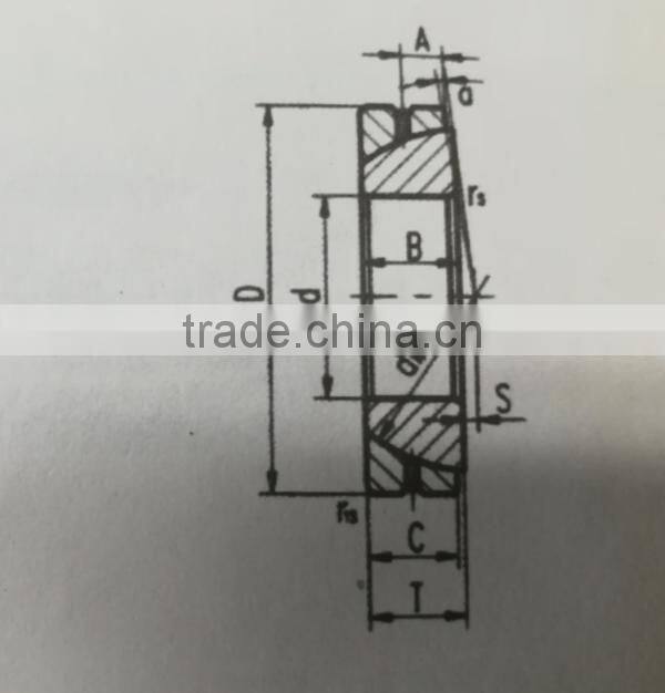 Angular contact spherical plain bearing GAC70S