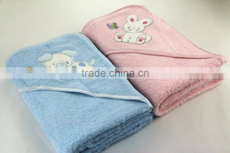 Knitted Bamboo fiber baby hooded towels