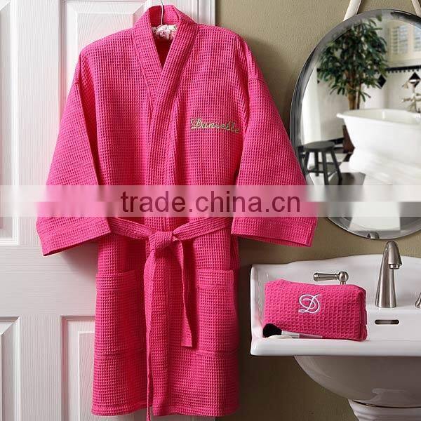 Pakistan Fashion Design men 100% Cotton Bathrobe
