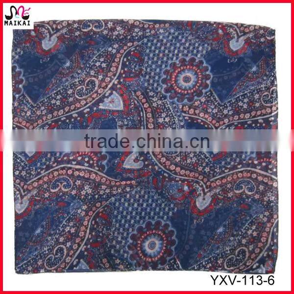 Classic leopard design animal printed polyester scarf