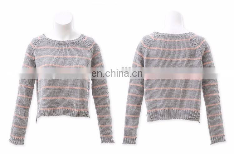 Ladies Classic Stripe winter blouse sweater