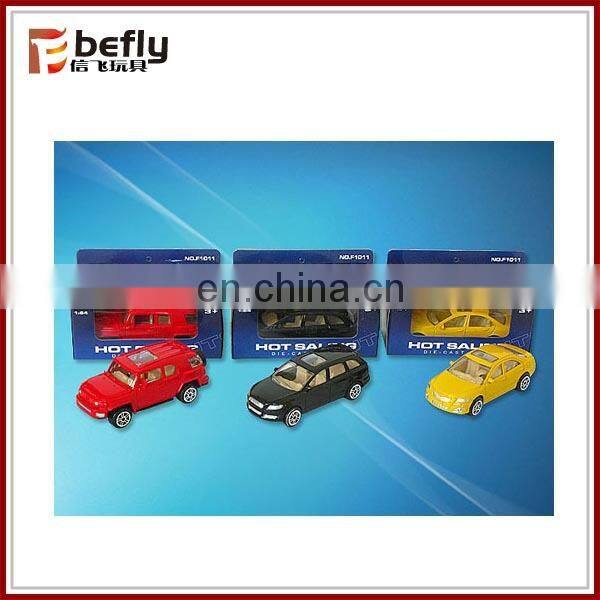 Electric diecast metal model car with light and music