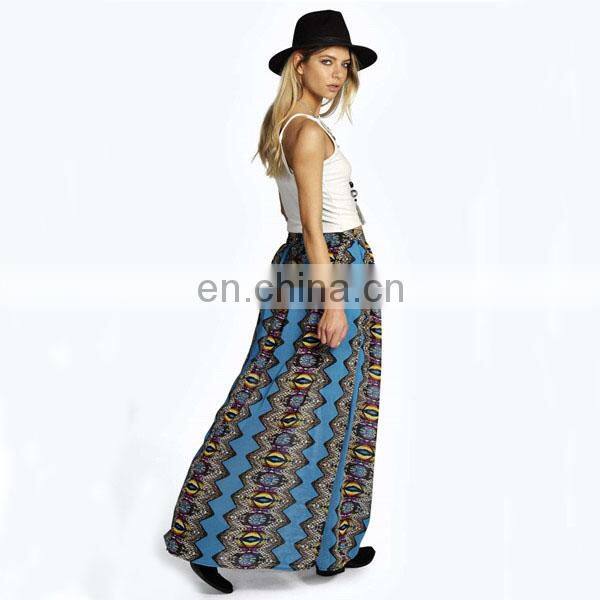 Latest fashion trend printed short skirt for woman