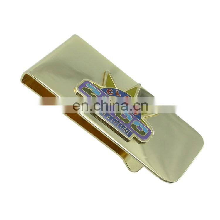 Dollar Shaped dual Plating Metal Money Clip