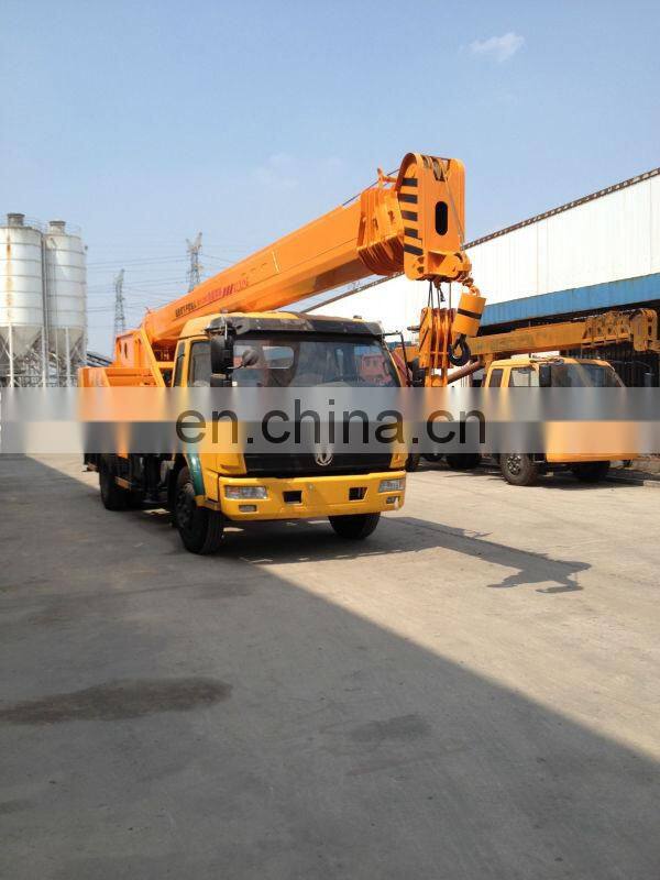 China factory supply 12ton dongfeng truck mounted crane