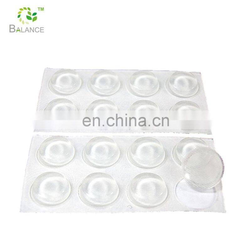 Adhesive silicone bumper pad furniture rubber foot pad,protective rubber feet,round pads