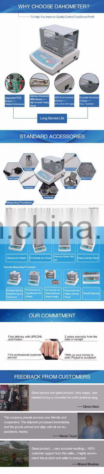 DahoMeter Digital Electronic Vulcanized Rubber Density Tester , Density Meter , Densimeter for Rubber