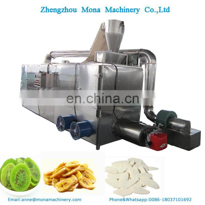 Fruits multilayer mesh belt dryer / Mesh net belt herb drying machine / Tunnel nets belt dryer for vegetables and fruits