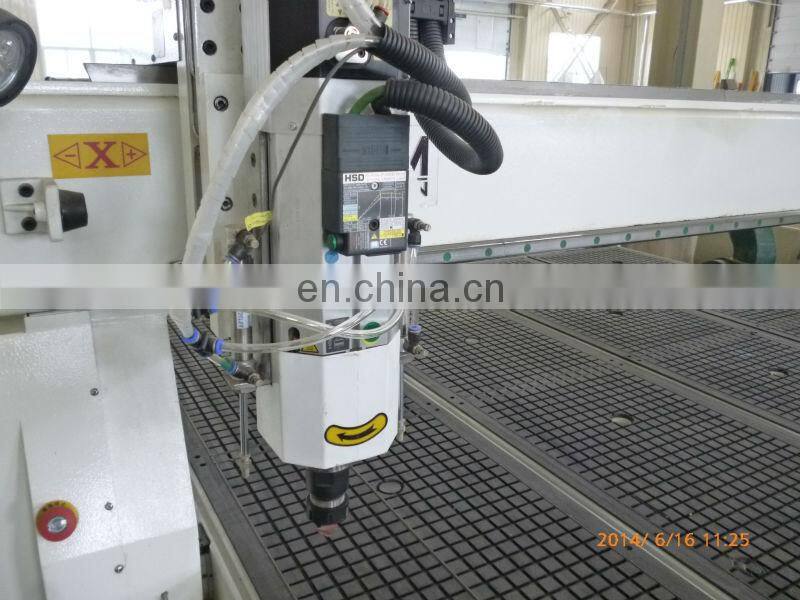 Woodworking machine Vacuum table 4 axis advertising cnc router carving machine with dust collector system