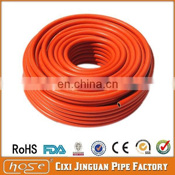 Orange Color Flexible Fuel PVC Hose Gas Pipe Manufacturers Mangueira De GAS
