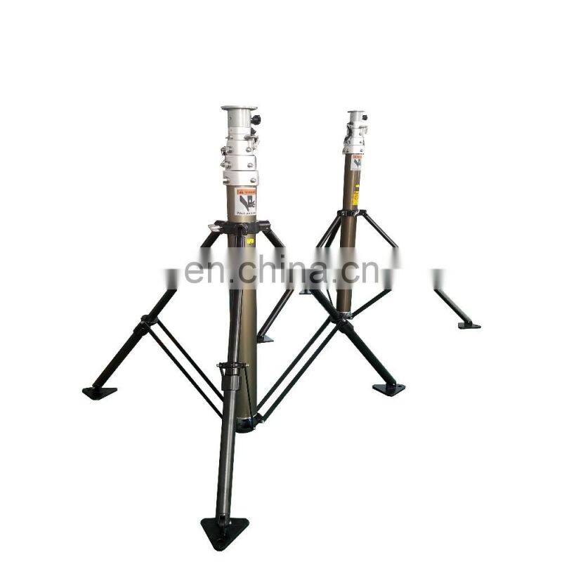 10m light weight aluminum telescopic mast flag pole antenna pole