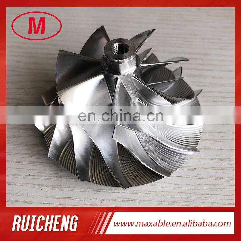 GT3788VA 725326-0002 63.40/88.25mm 7+7 blades high performance Turbo Billet/aluminum 2618 compressor wheel for Chevy 6.6L