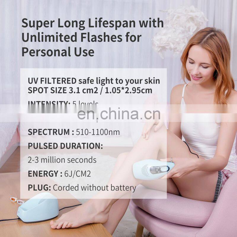 New product ideas 2019 DEESS skin care home use ipl machine hair removal for woman and men