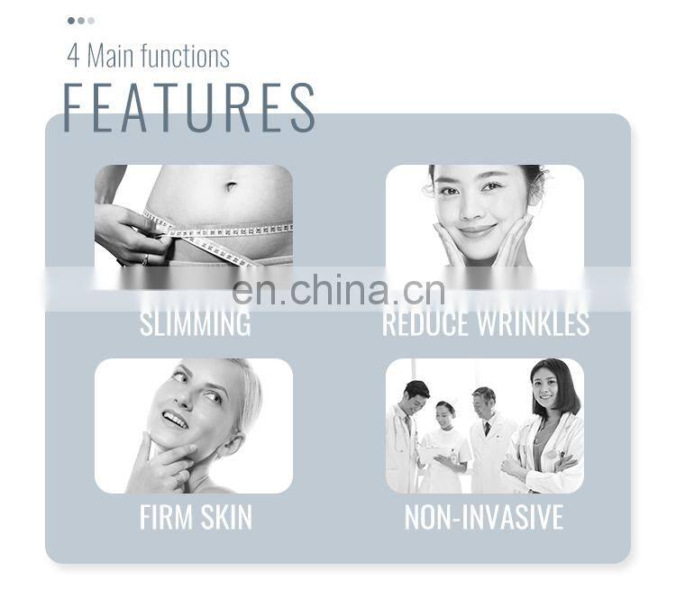 2 in 1 Anti-wrinkle portable Hifu Machine Wrinkle Removal / ultrasonic beauty machine for body