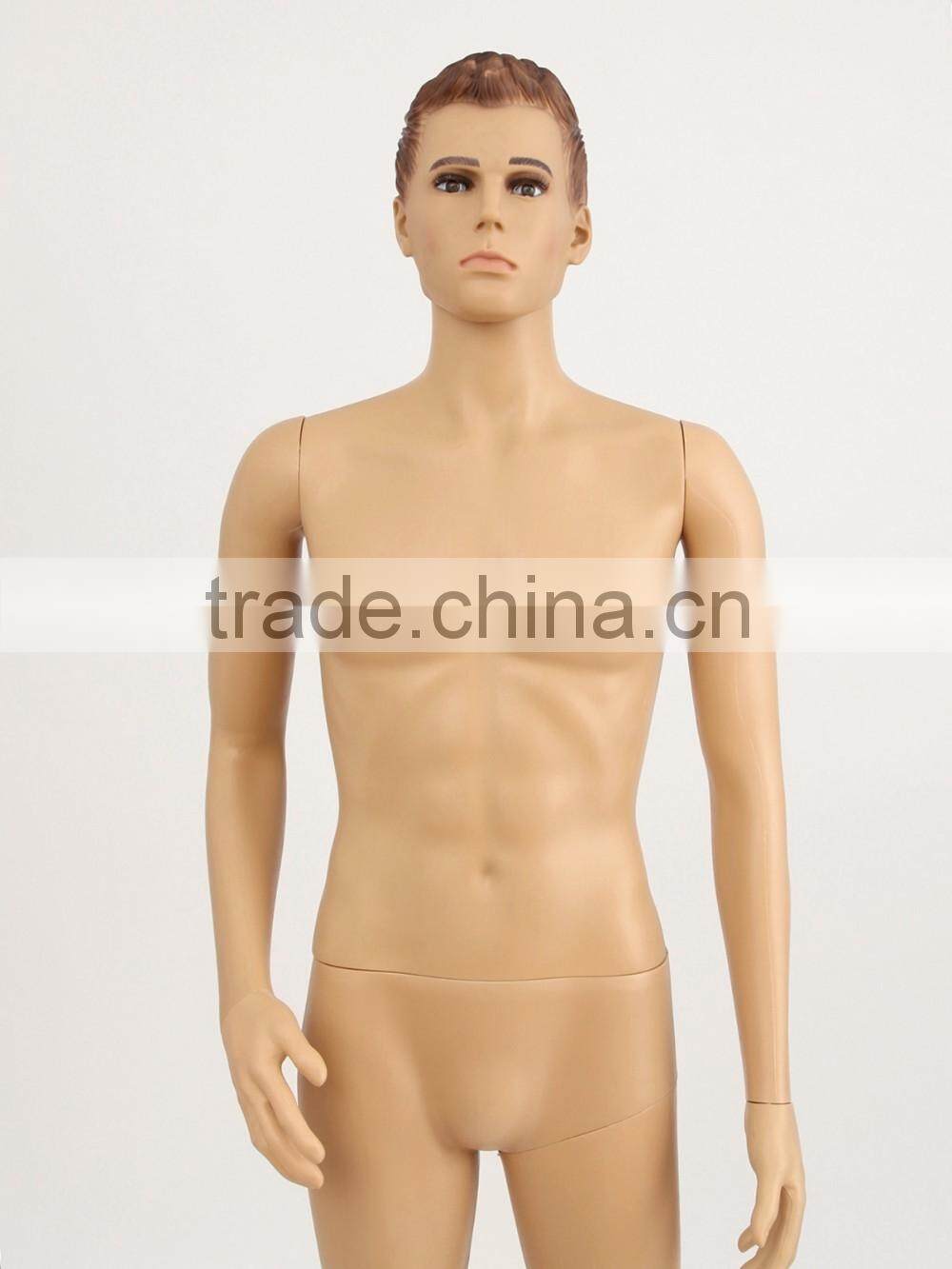 Fashion display wholesale full body men plastic mannequin realsitc male dummy manikin M0031-STM04